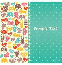 Baby blue background vector image