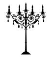 candlestick vector image