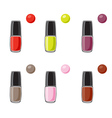 Nail polish vector image