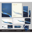 Corporate identity business set design vector image