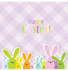 Easter card vector image