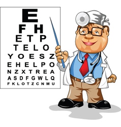 Oculist vector image