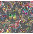 Seamless color butterflies Seamless color butterflies vector image