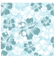 Hibiscus seamless background vector image