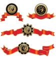 Ribbon award vector image