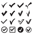 Check mark icons vector image