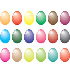 Easter eggs vector image