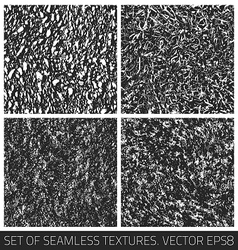 SET OF SEAMLESS TEXTURES vector image