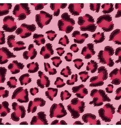 Seamless pink leopard texture pattern vector image