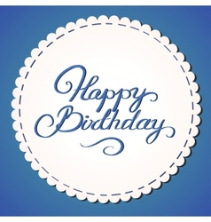 Happy birthday card vector image