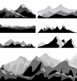 Mountain vector image