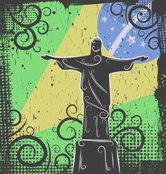 Christ the redeemer vector image