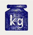 Weight kilogram vector image