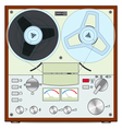Tape recorder vector image