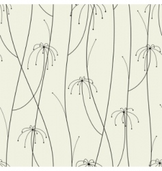 Floral seamless pattern vector image