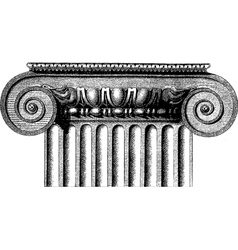 Greek column vector image