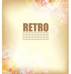 Vintage watercolor background vector image
