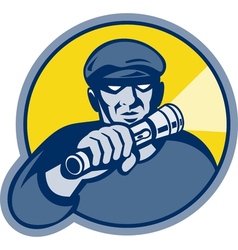 Burglar thief mugger criminal vector image