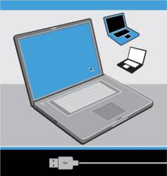 Laptop vector image