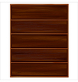 Bookshelf vector image