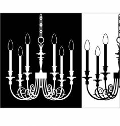 Chandelier vector image
