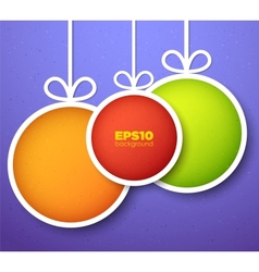 Christmas background vector image