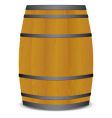Beer keg barrel vector image
