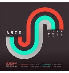 Modern infographics circle element Modern infographics circle element vector image