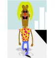 Walking vector image