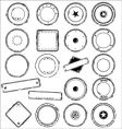 Stamp set vector image