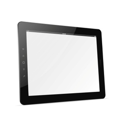 Tablet computer trendy ipad theme vector image