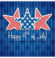 Happy 4th of July vector image