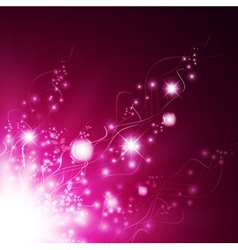 Magic floral abstract vector image