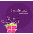Greeting card vector image