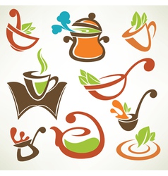 Cook food collection of cooking equipment vector image