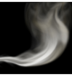 Blown smoke vector image