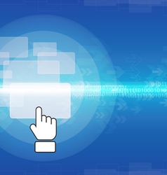 Abstract technology design vector image