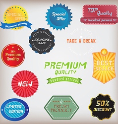 Set of badge and labels Set of badge and labels vector image