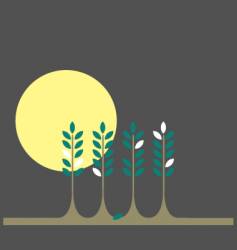 Mother nature vector image