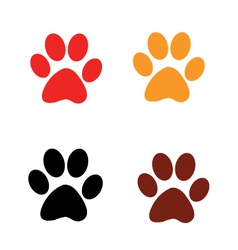 Paw Prints vector image