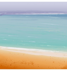 Summertime at the beach vector image