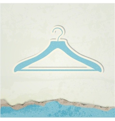 Clothes hanger vector image