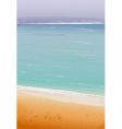 Summertime at the beach sea vector image