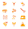 Fashion icons - juicy series vector image