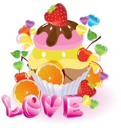 Sweet love vector image