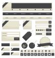 Web objects vector image