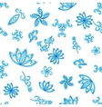 Abstract blue seamless background vector image