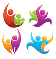 Leadership and victory symbols vector image