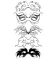 Carnival masks vector image