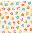 Seamless baby pattern vector image